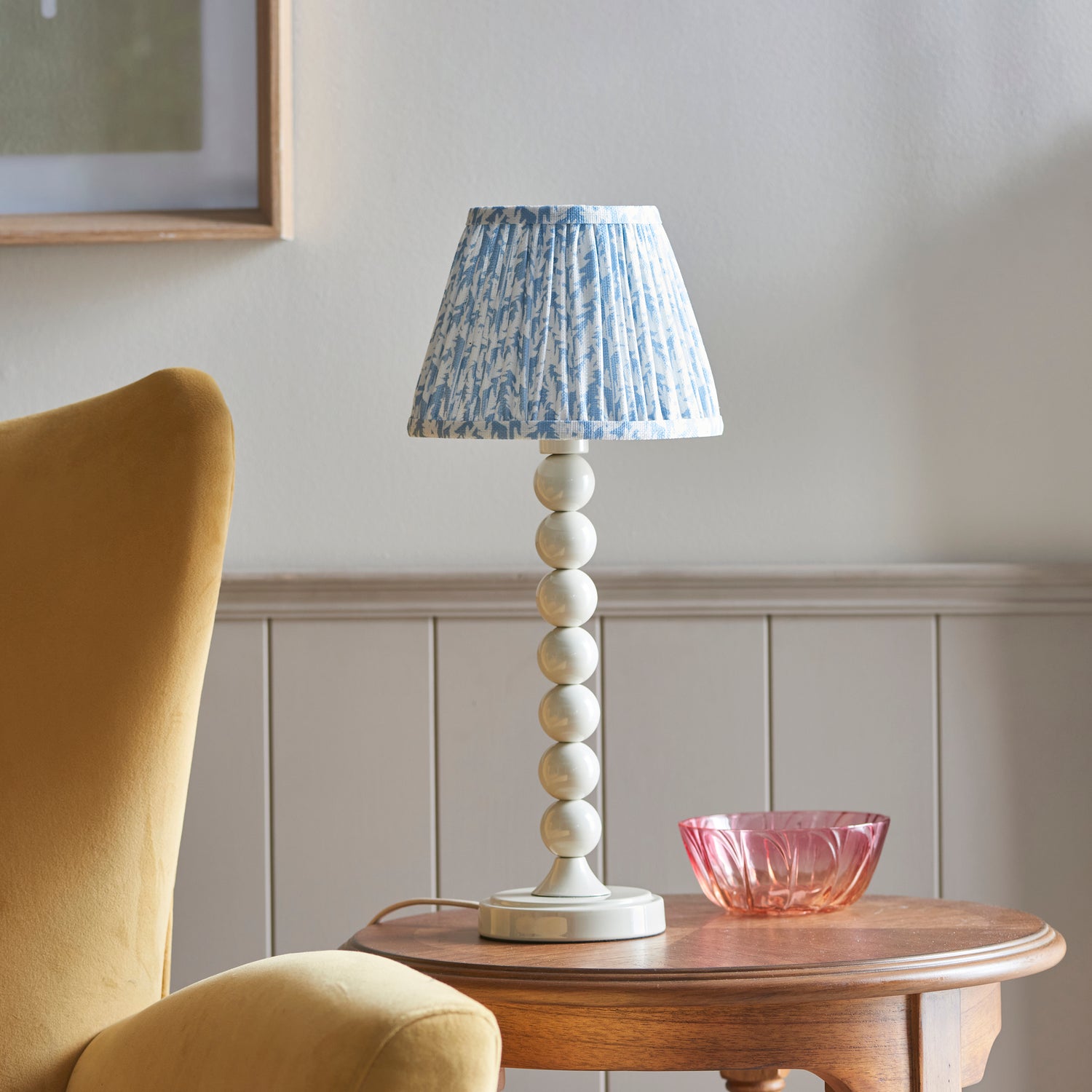 Higgledy & Leaf 20cm Shell bay blue shade - Comet Lighting