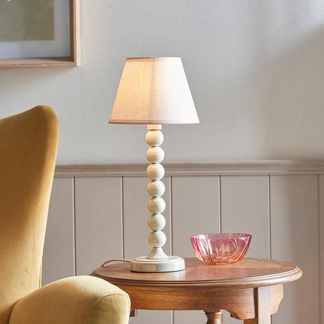 Higgledy & Ivy 20cm Vintage white shade - Comet Lighting