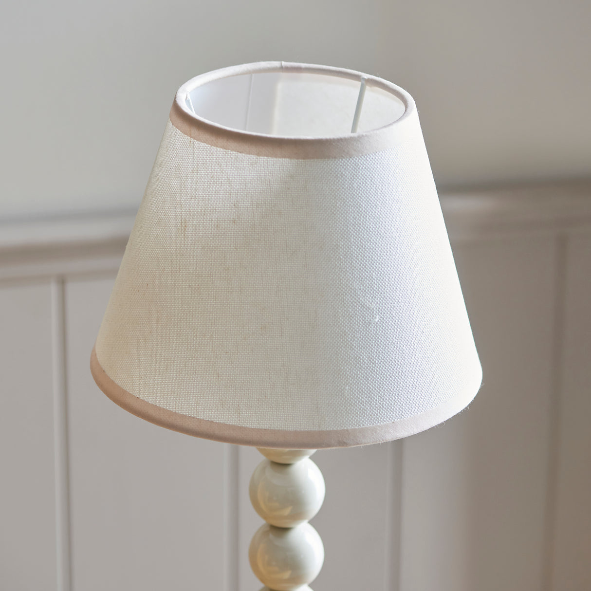 Higgledy & Ivy 20cm Vintage white shade - Comet Lighting