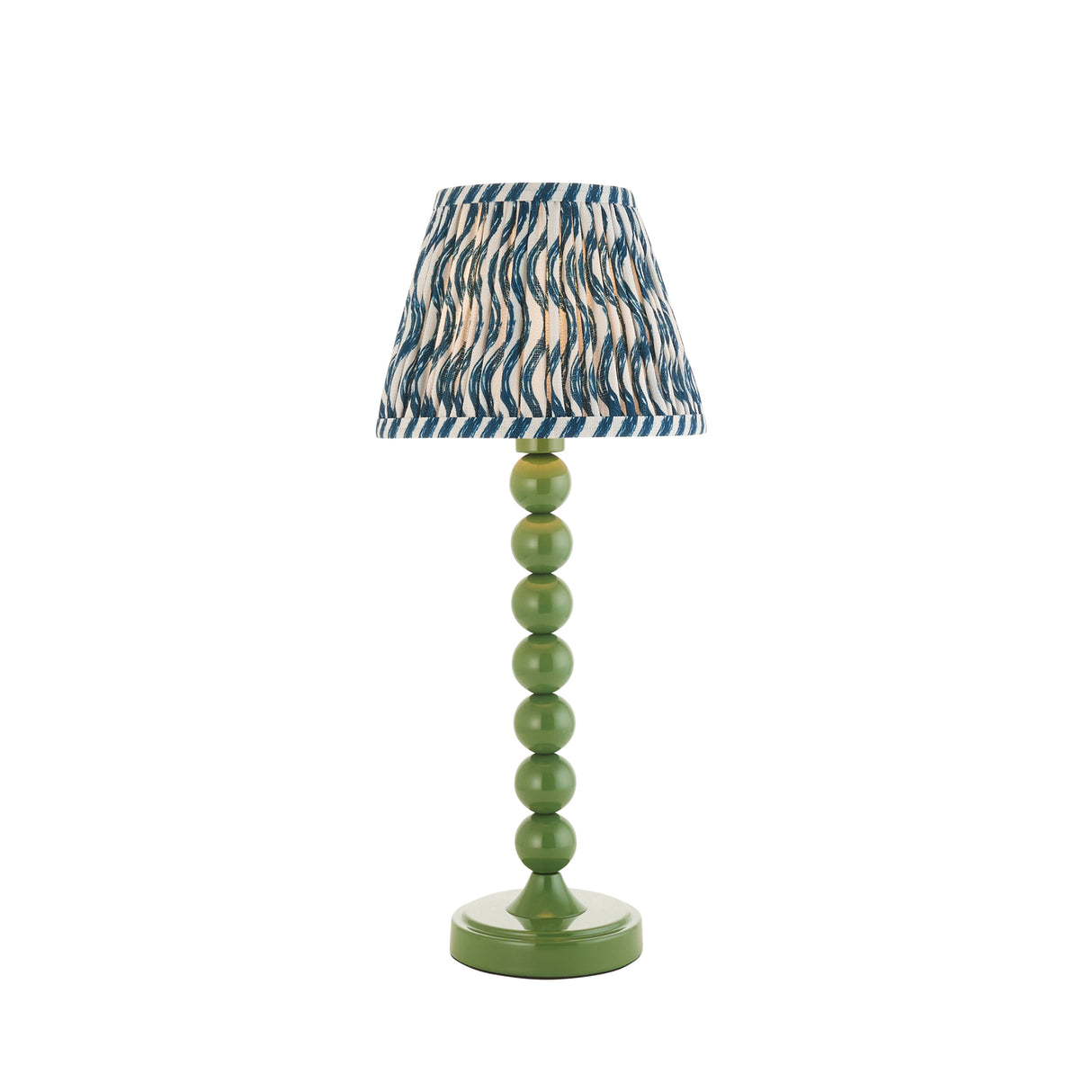 Gloss Green Higgledy & Ripple 20cm Marlin blue shade - Comet Lighting