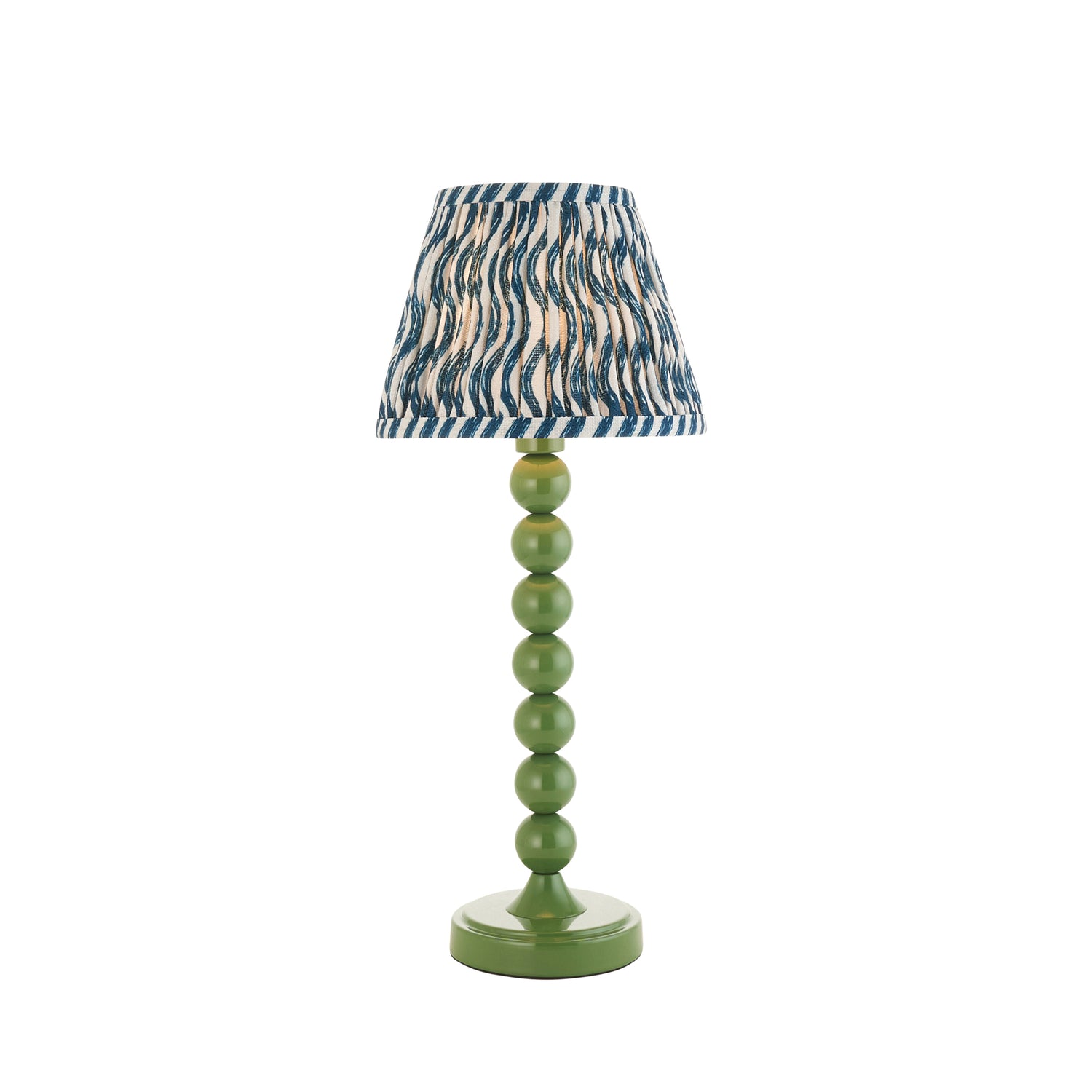 Gloss Green Higgledy & Ripple 20cm Marlin blue shade - Comet Lighting