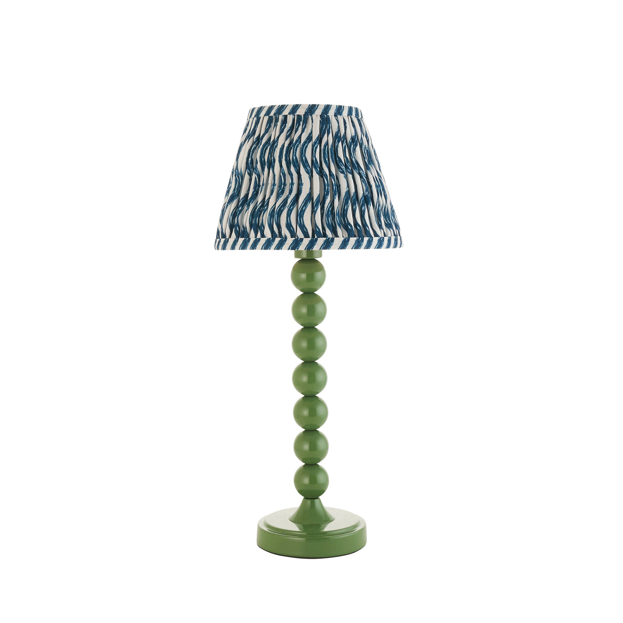 Gloss Green Higgledy & Ripple 20cm Marlin blue shade - Comet Lighting