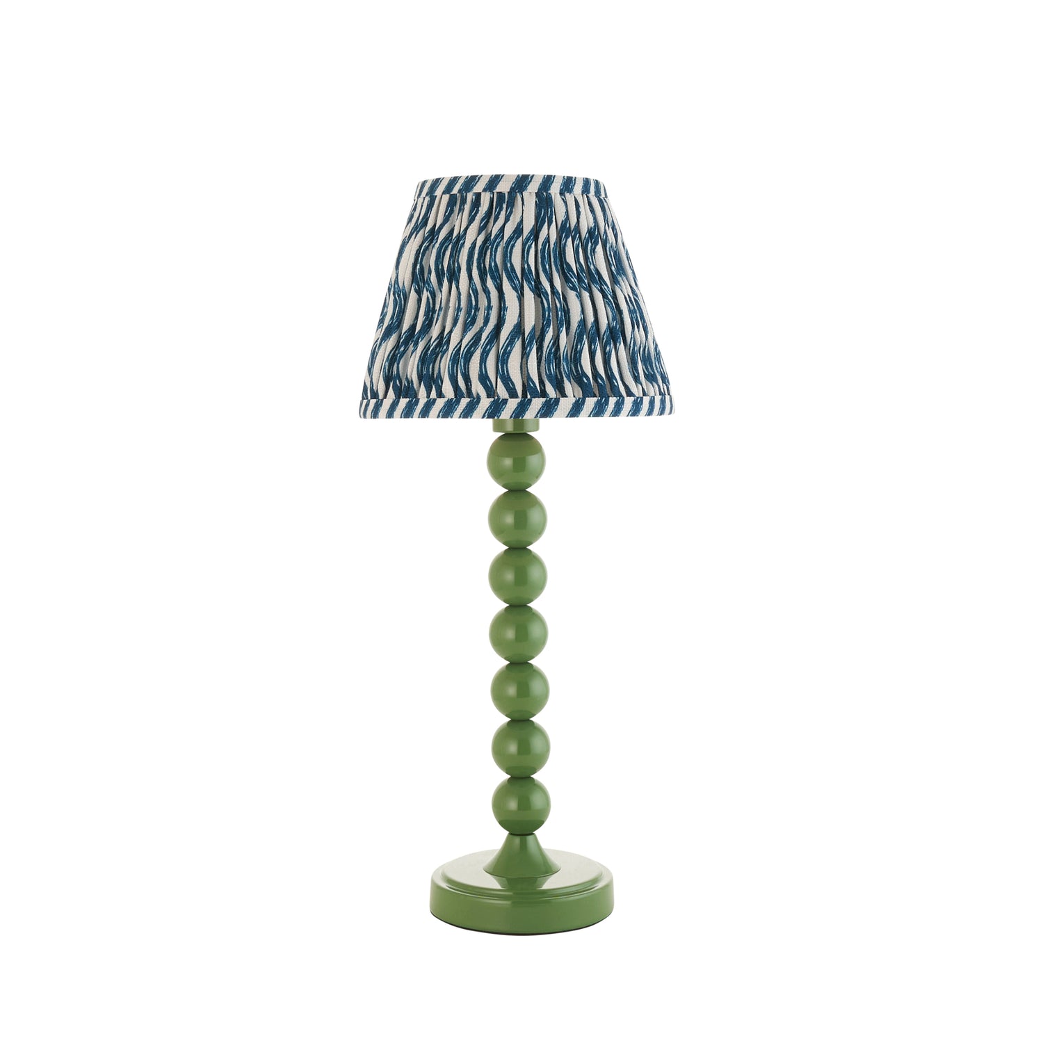 Gloss Green Higgledy & Ripple 20cm Marlin blue shade - Comet Lighting
