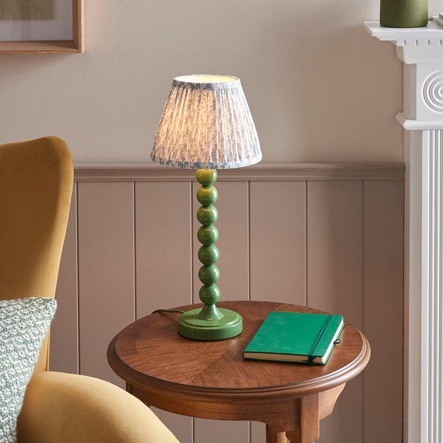 Gloss Green Higgledy & Leaf 20cm Shell bay blue shade - Comet Lighting