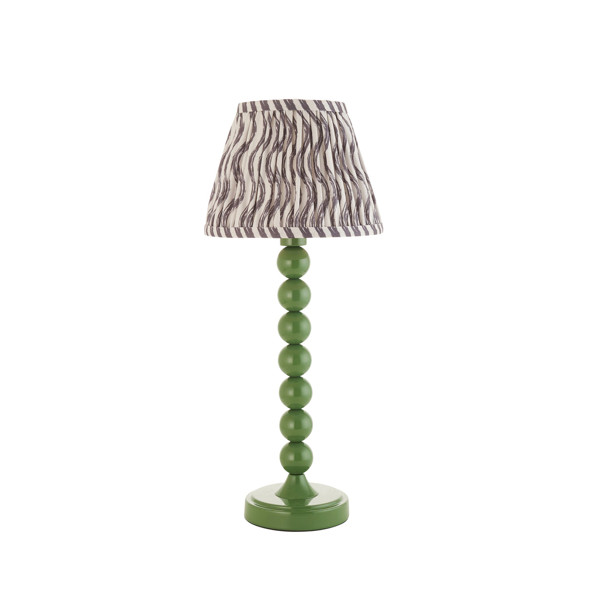 Gloss Green Higgledy & Ripple 20cm Pearl grey shade - Comet Lighting