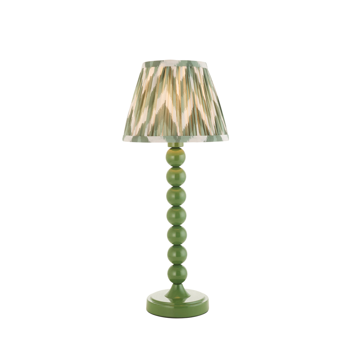Gloss Green Higgledy & Zigzag 20cm Cotswold green shade - Comet Lighting
