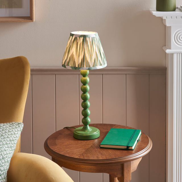 Gloss Green Higgledy & Zigzag 20cm Cotswold green shade - Comet Lighting
