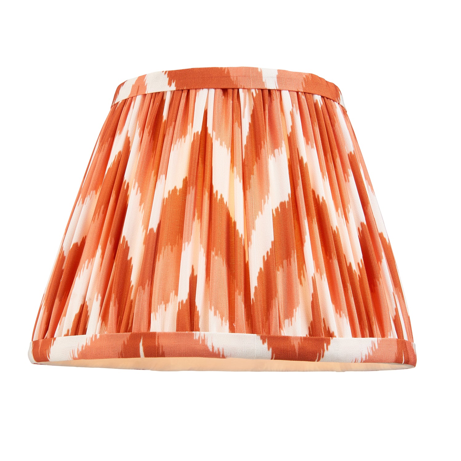 Gloss Green Higgledy & Zigzag 20cm Apricot orange shade - Comet Lighting