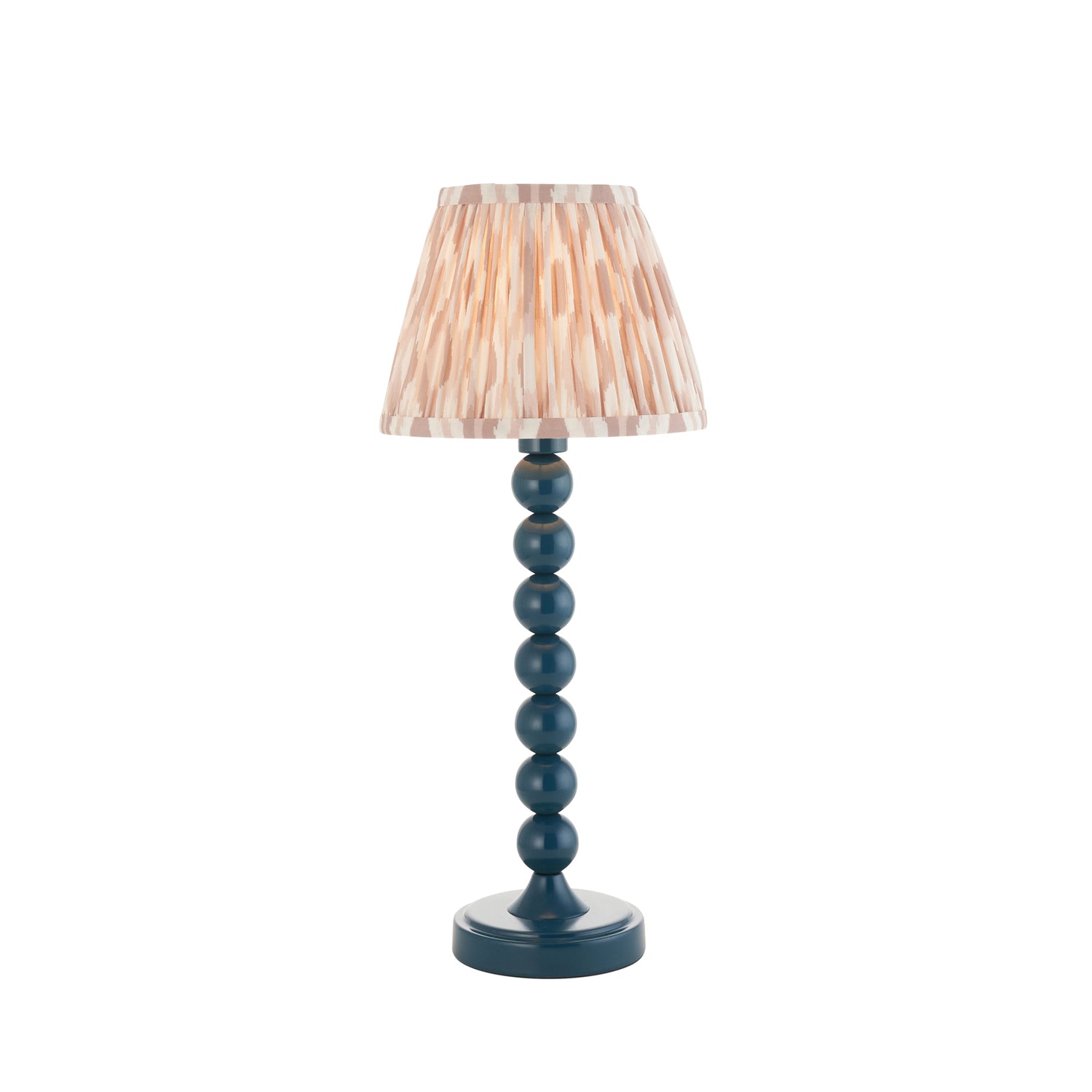Gloss Blue Higgledy & Ikat 20cm Neutral shade - Comet Lighting