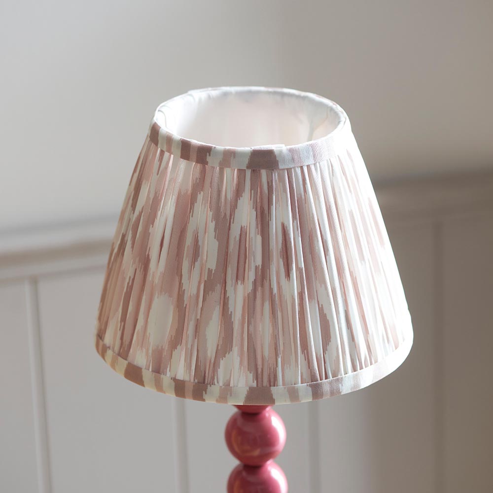 Gloss Pink Higgledy & Ikat 20cm Neutral shade - Comet Lighting
