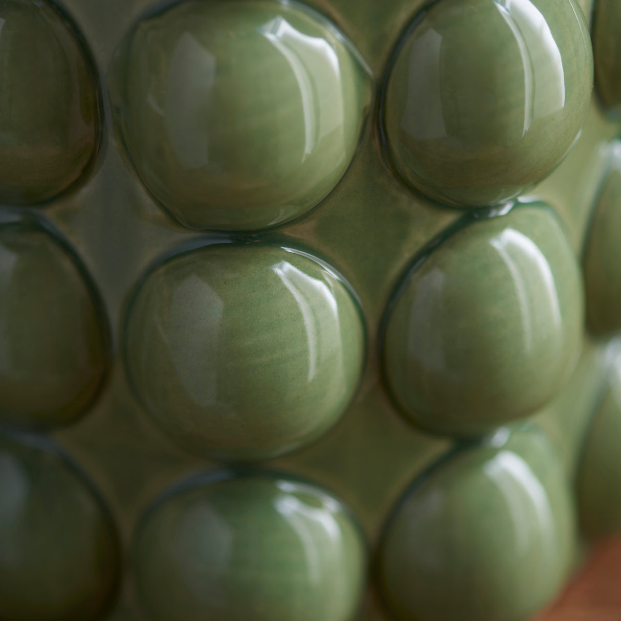 Bobble & Leaf 25cm Pearl grey shade - Comet Lighting