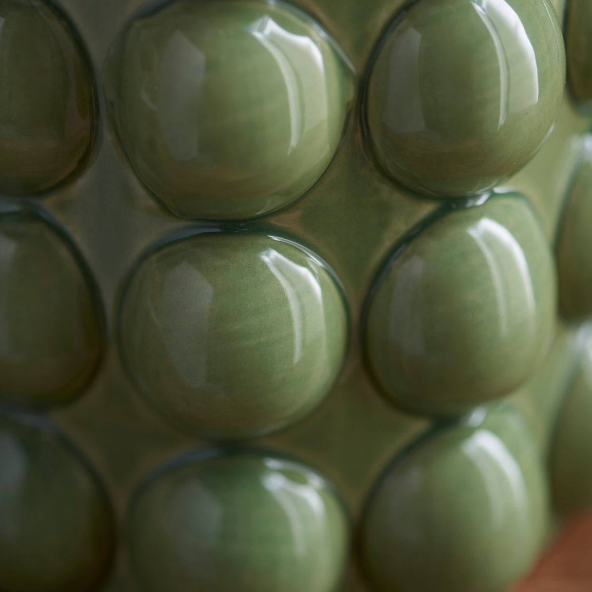 Bobble & Zigzag 25cm Pearl grey shade - Comet Lighting