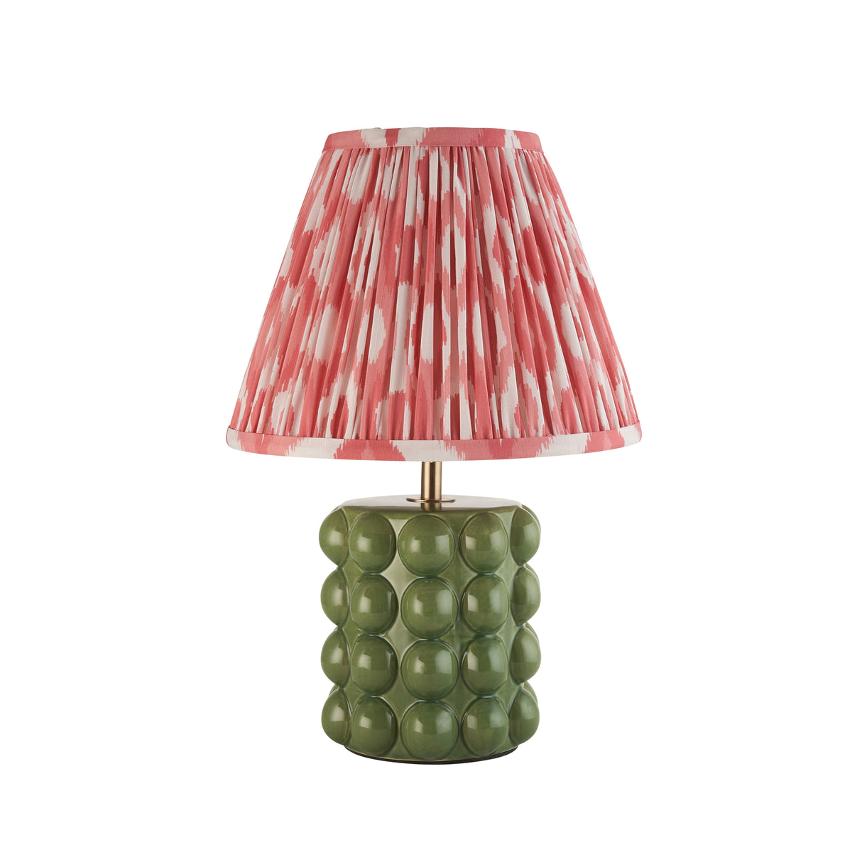 Bobble & Ikat 25cm Coral pink shade - Comet Lighting