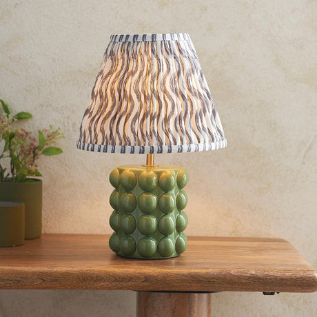 Bobble & Ripple 25cm Pearl grey shade - Comet Lighting