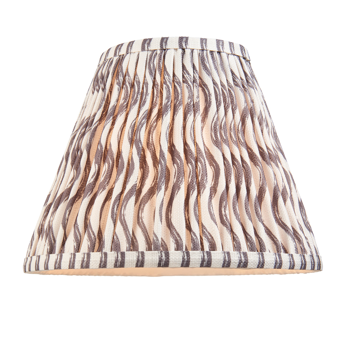 Bobble & Ripple 25cm Pearl grey shade - Comet Lighting