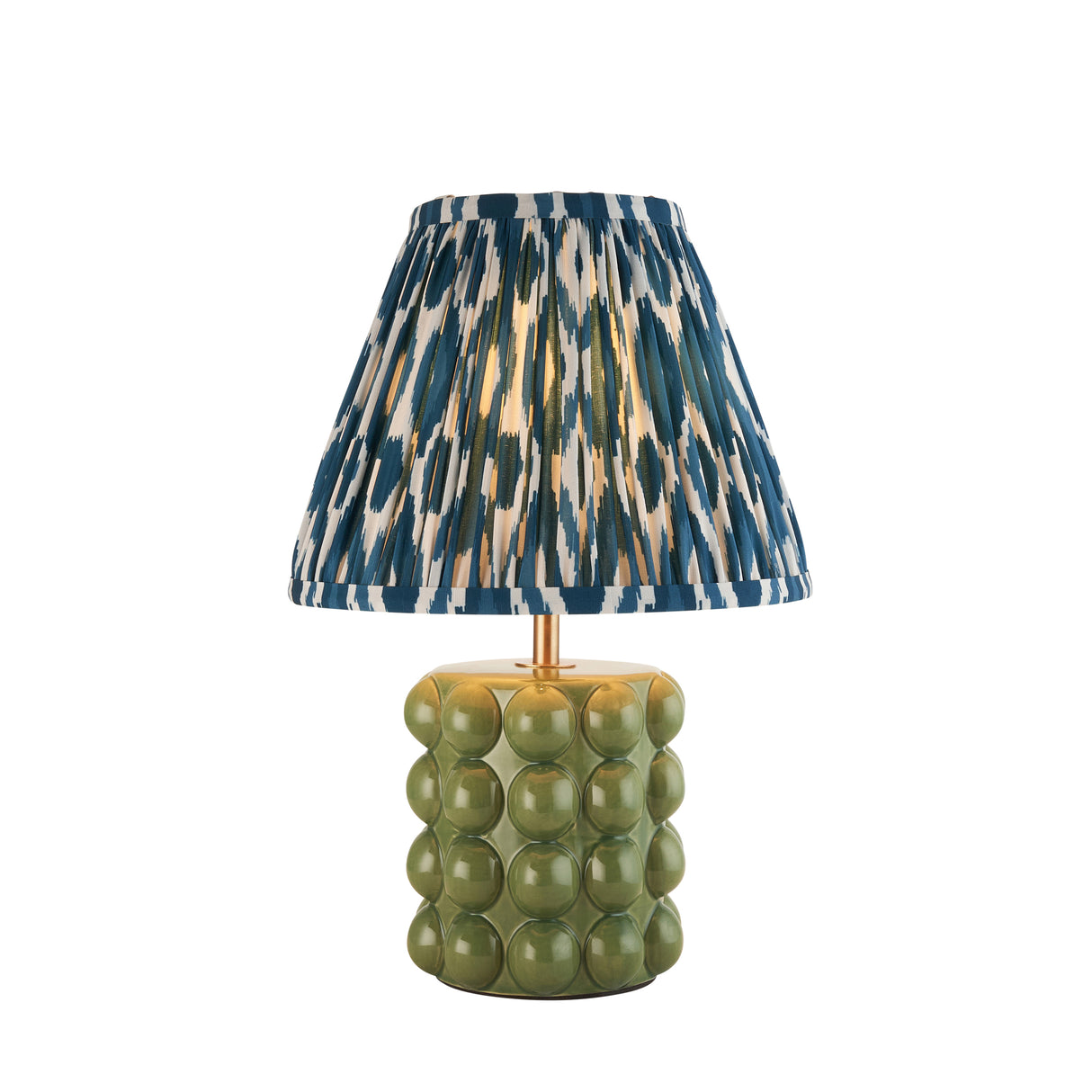 Bobble & Ikat 25cm Marlin blue shade - Comet Lighting