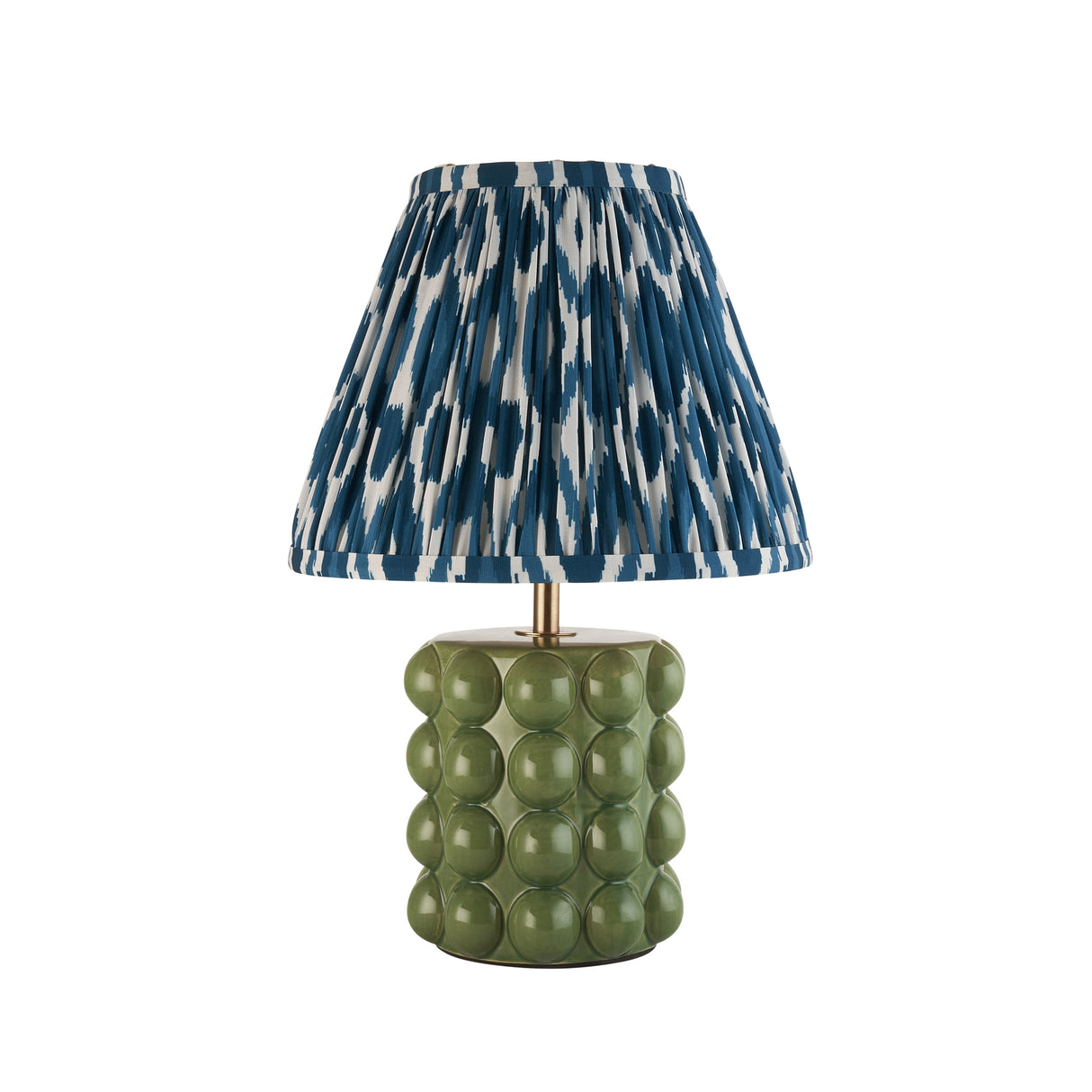 Bobble & Ikat 25cm Marlin blue shade - Comet Lighting
