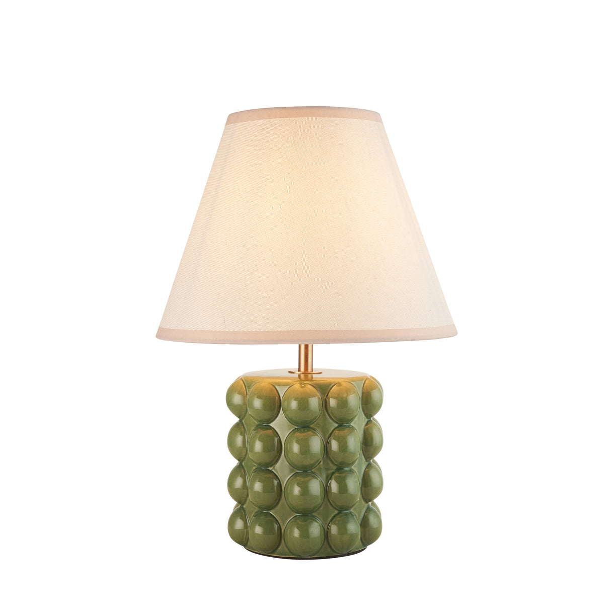 Bobble & Ivy 25cm Vintage white shade - Comet Lighting