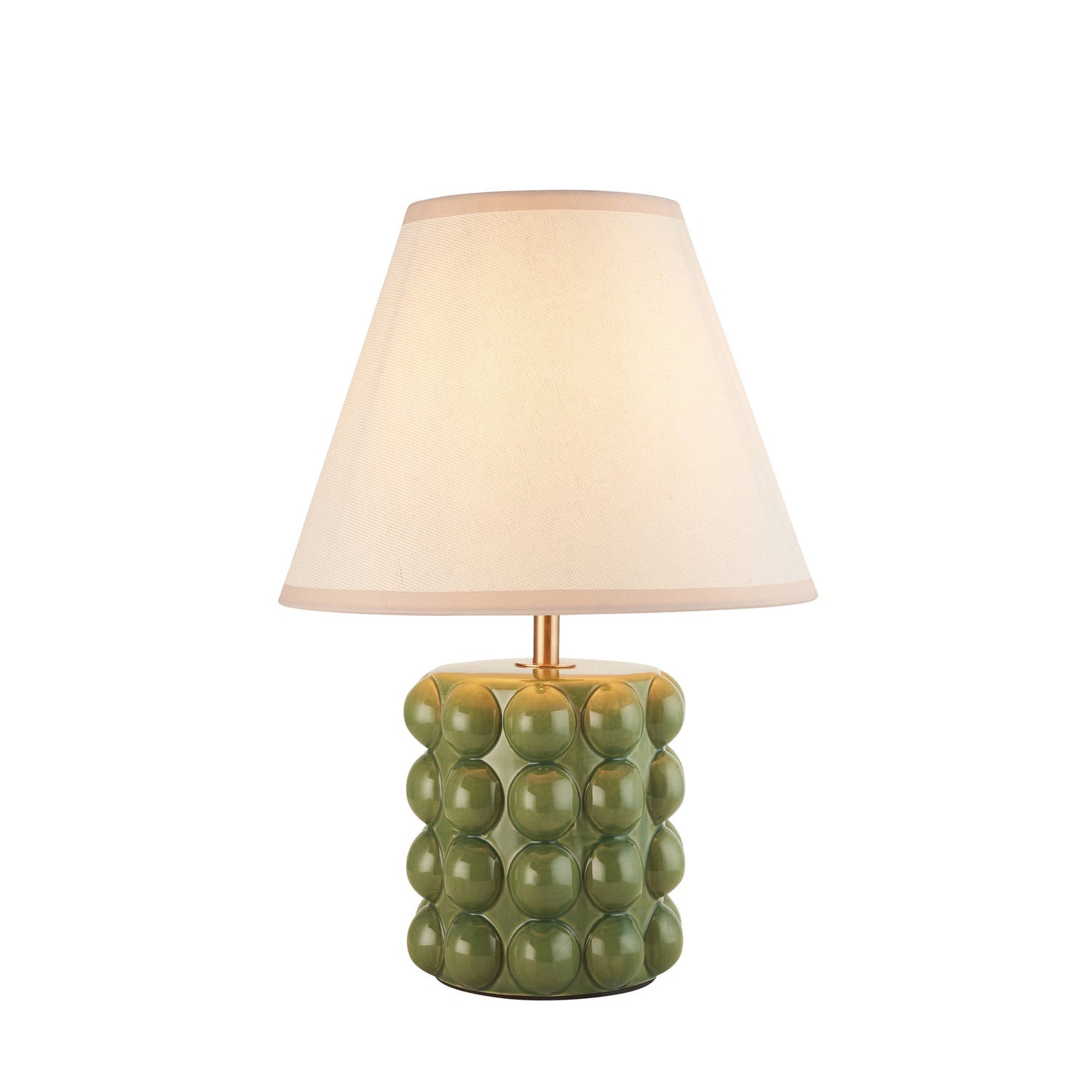 Bobble & Ivy 25cm Vintage white shade - Comet Lighting