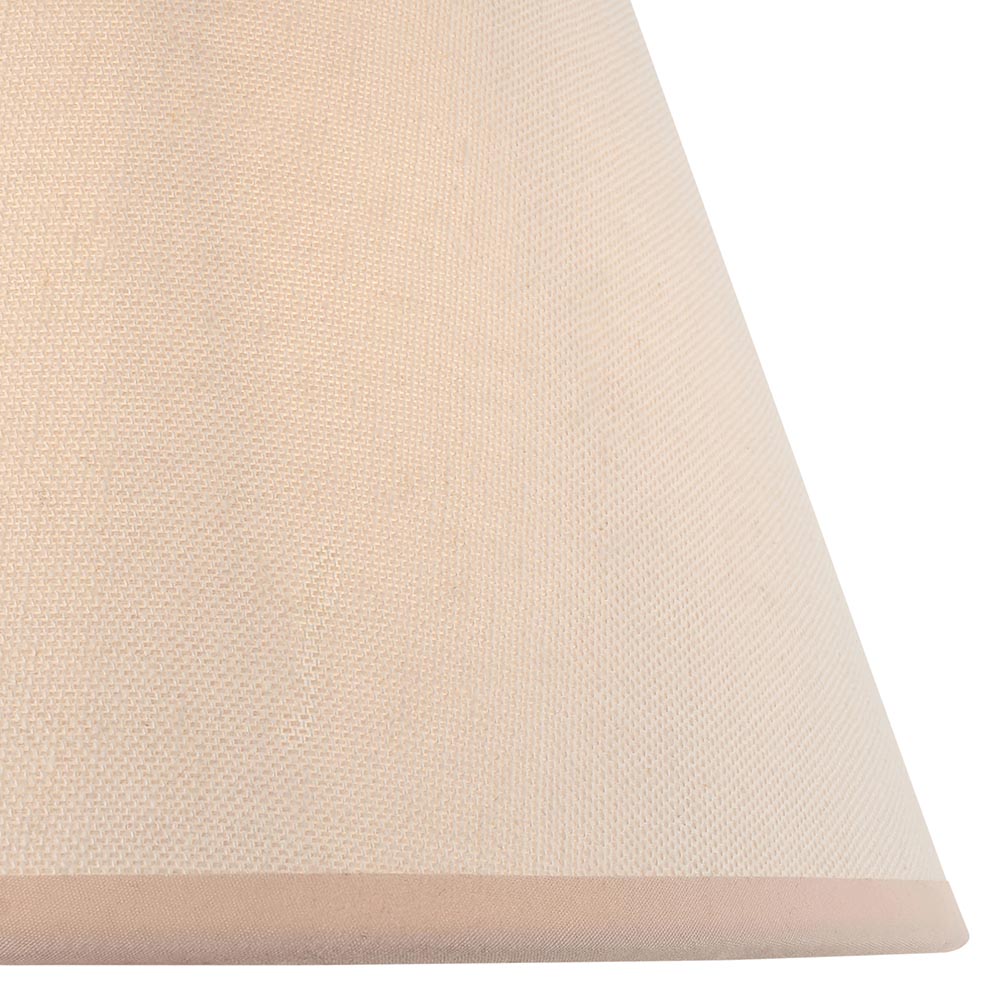 Bobble & Ivy 25cm Vintage white shade - Comet Lighting