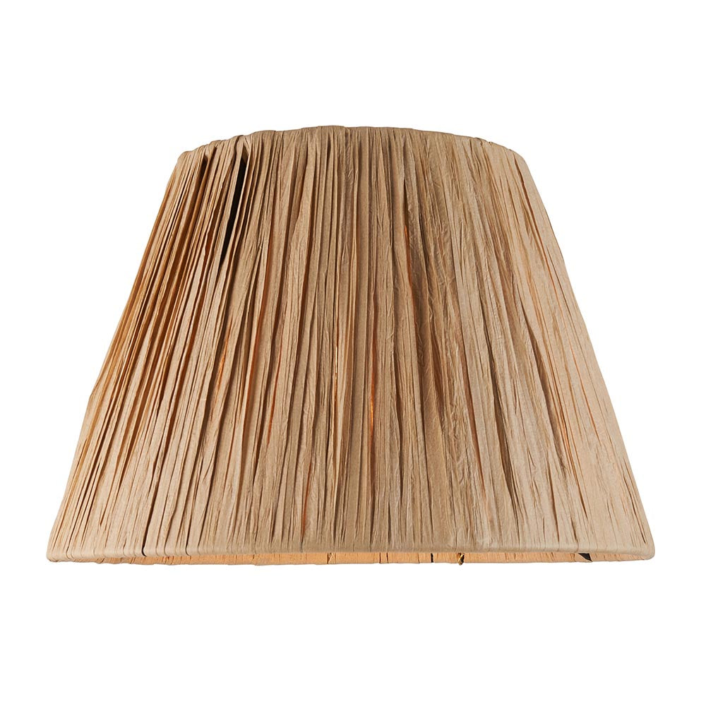 Bobble & Raffia 24cm Natural Raffia Shade - Comet Lighting