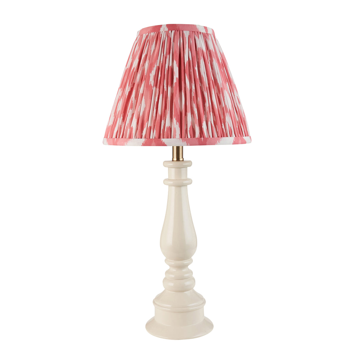 Myrtle & Ikat 25cm Coral pink shade - Comet Lighting