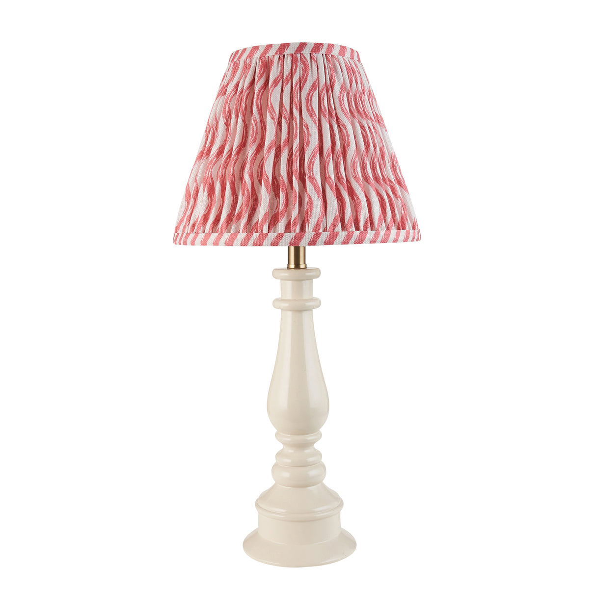 Myrtle & Ripple 25cm Coral pink shade - Comet Lighting