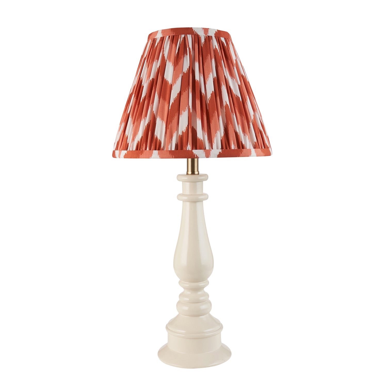 Myrtle & Zigzag 25cm Apricot orange shade - Comet Lighting
