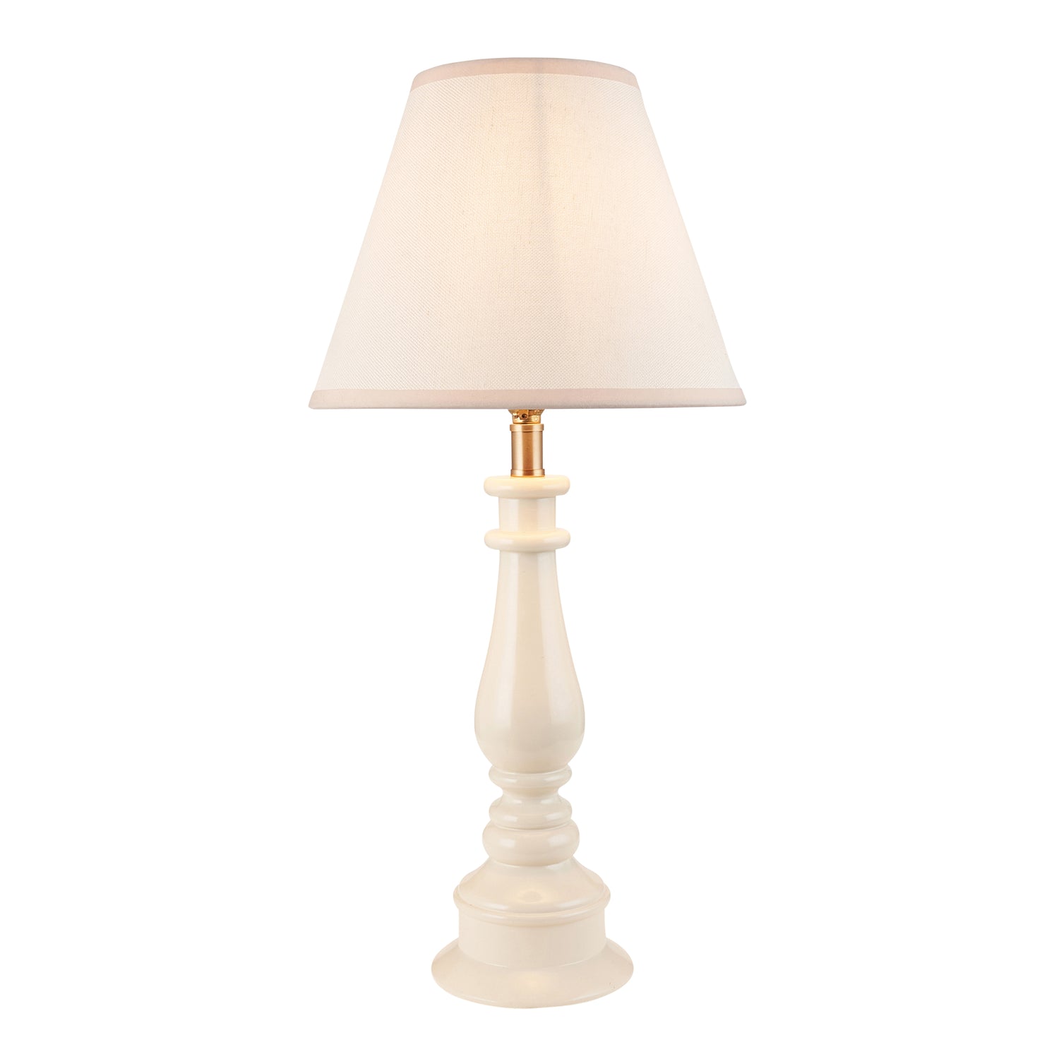 Myrtle & Ivy 25cm Vintage white shade - Comet Lighting