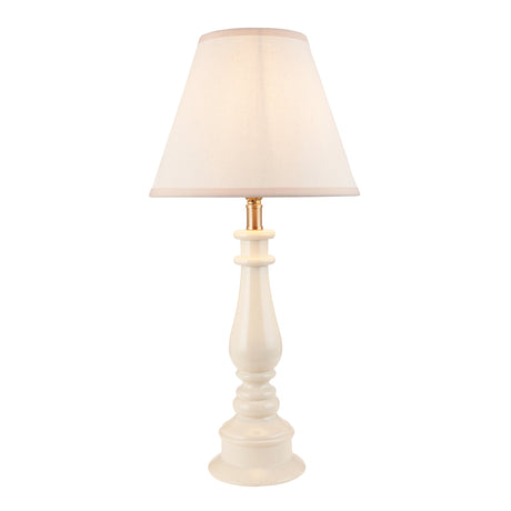 Myrtle & Ivy 25cm Vintage white shade - Comet Lighting