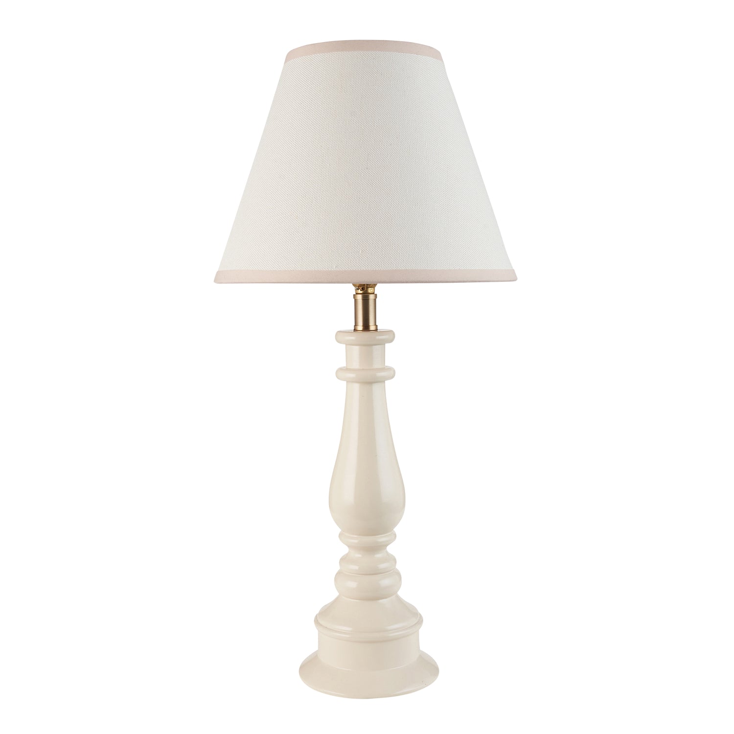 Myrtle & Ivy 25cm Vintage white shade - Comet Lighting