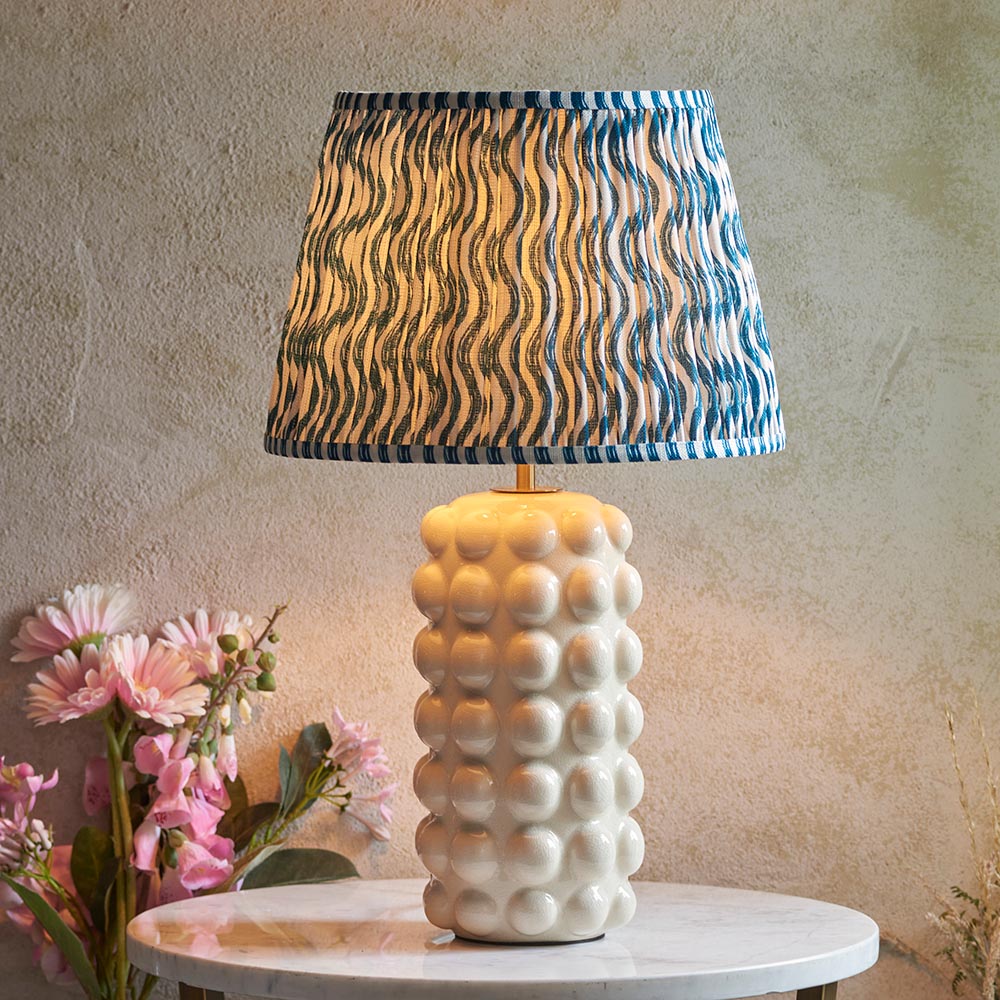 Bobble & Ripple 35cm Marlin blue shade - Comet Lighting