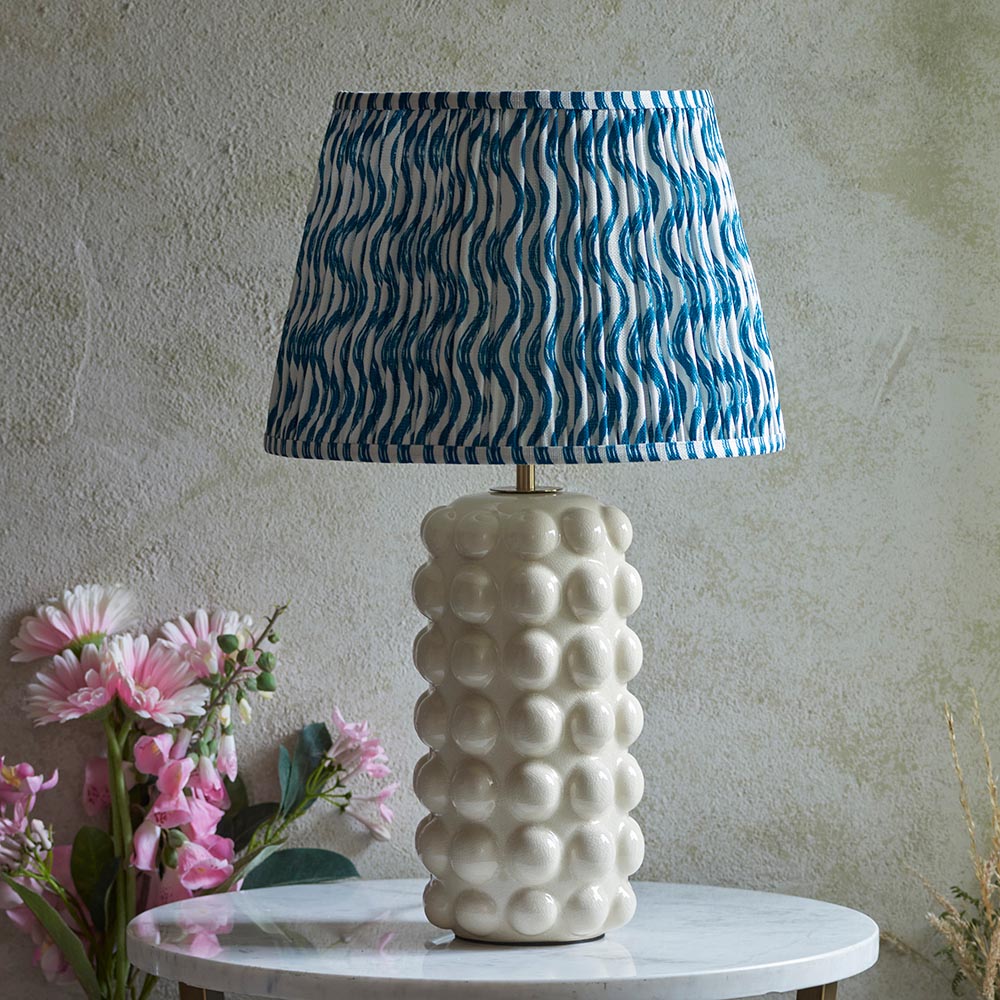 Bobble & Ripple 35cm Marlin blue shade - Comet Lighting