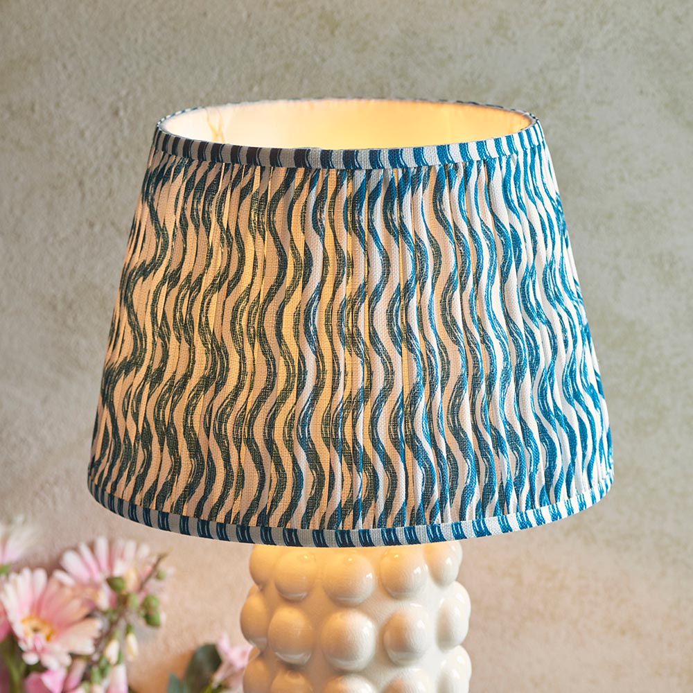 Bobble & Ripple 35cm Marlin blue shade - Comet Lighting