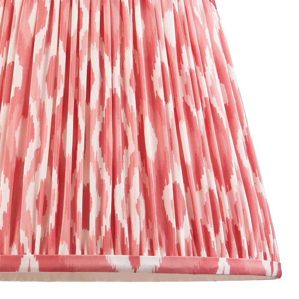 Bobble & Ikat 35cm Coral pink shade - Comet Lighting