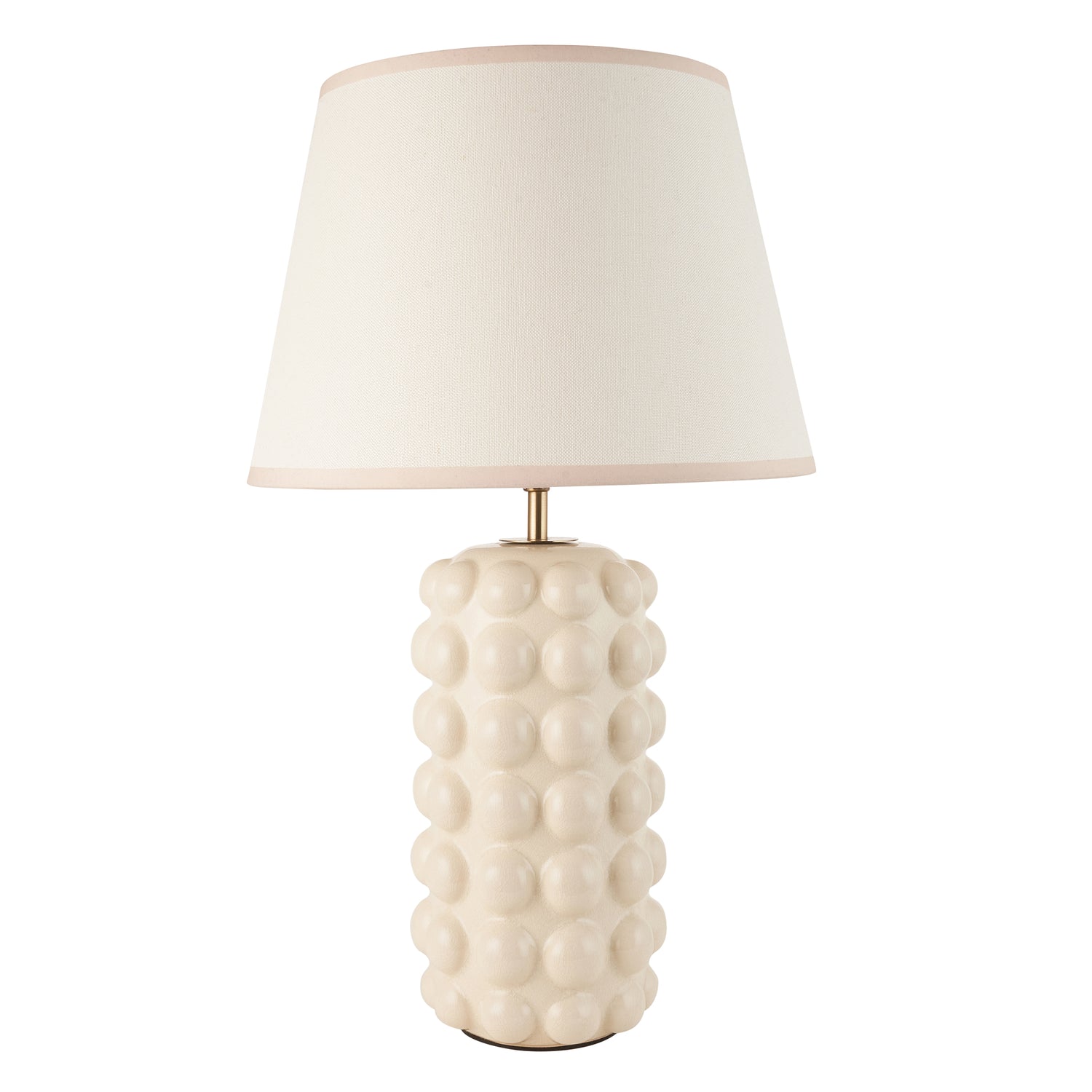 Bobble & Ivy 35cm Vintage white shade - Comet Lighting