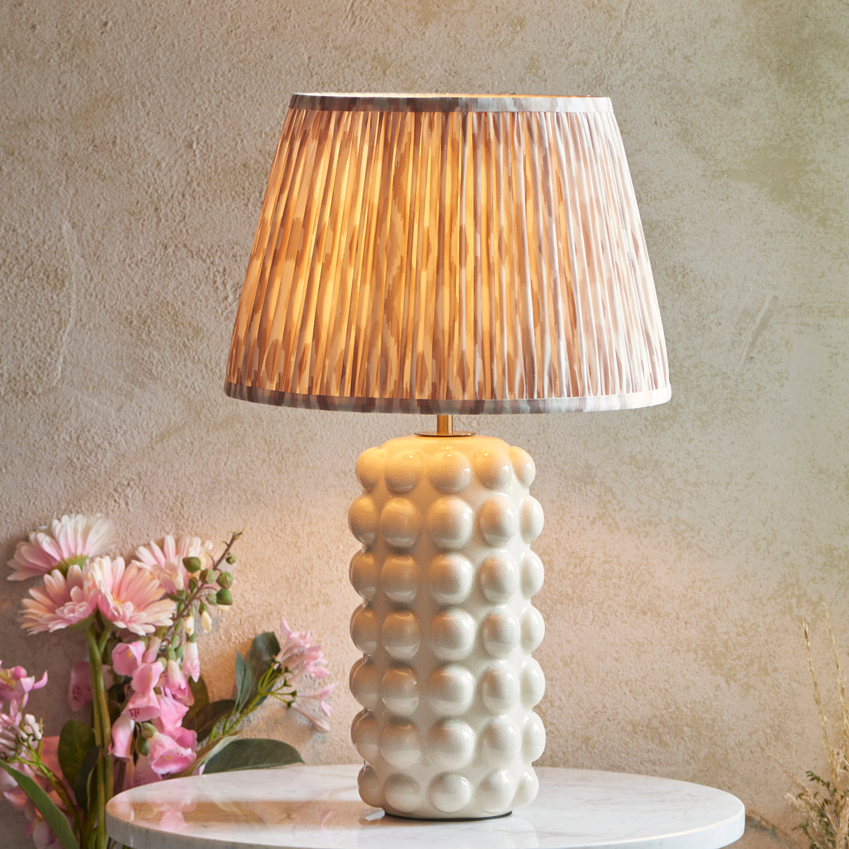 Bobble & Ikat 35cm Neutral shade - Comet Lighting