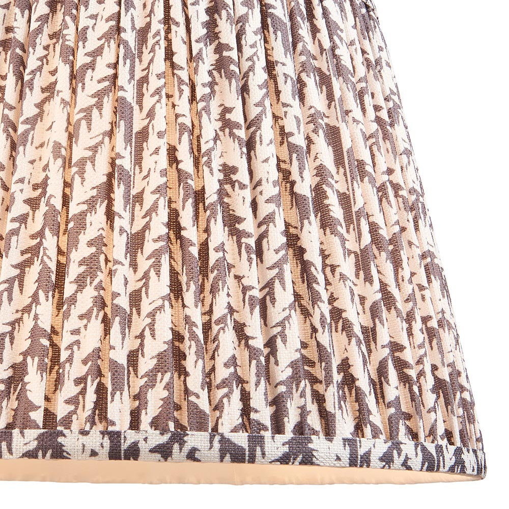 Borello & Leaf 35cm Pearl grey shade - Comet Lighting