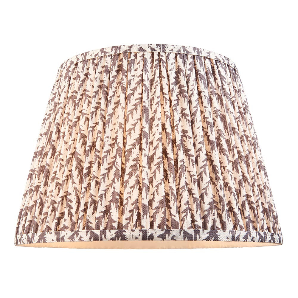 Borello & Leaf 35cm Pearl grey shade - Comet Lighting