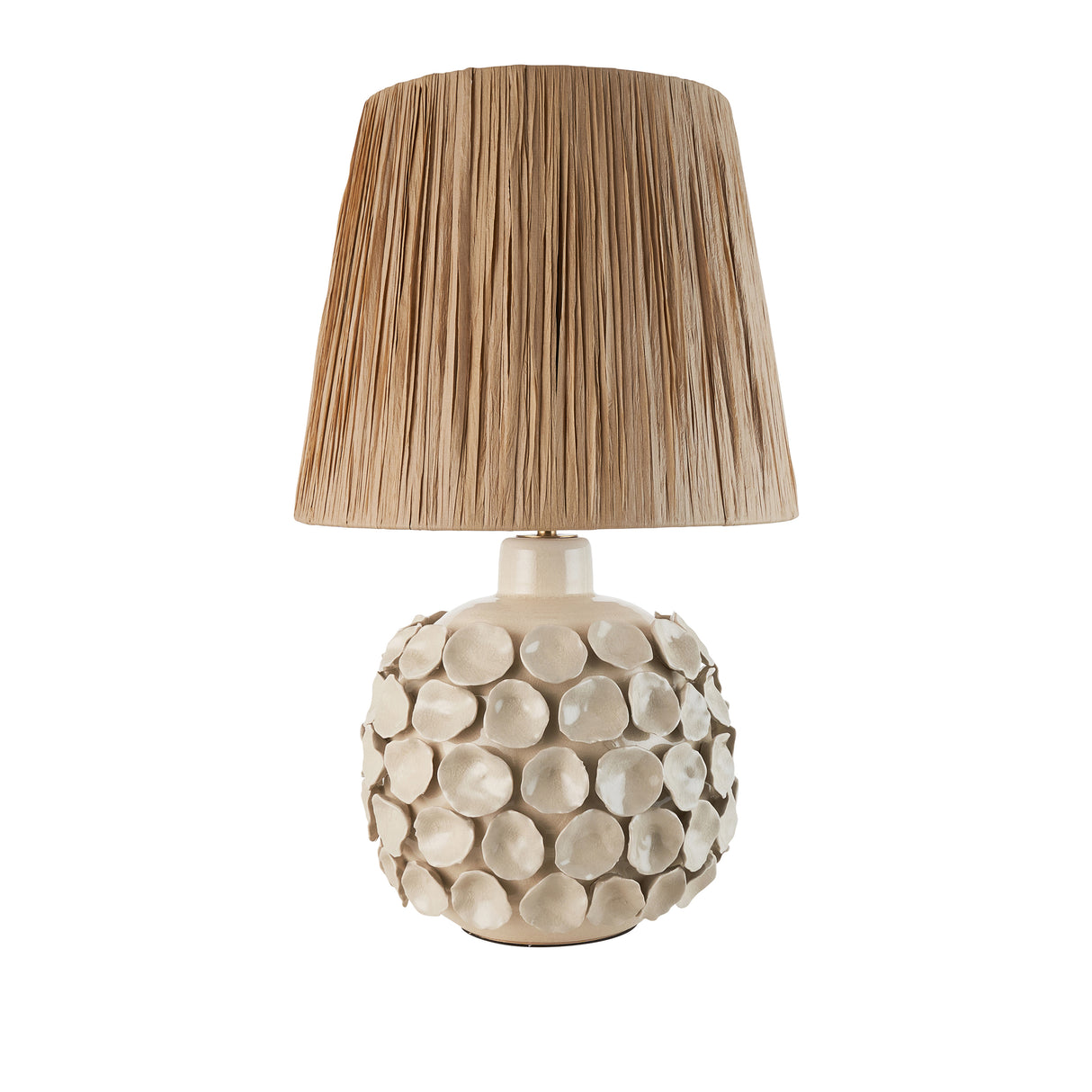 Borello & Raffia 32cm Natural raffia shade - Comet Lighting