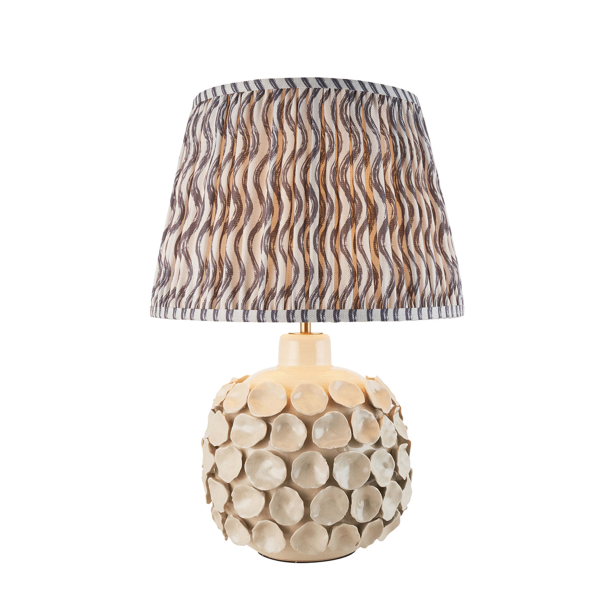 Borello & Ripple 35cm Pearl grey shade - Comet Lighting