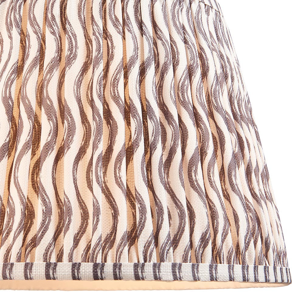 Borello & Ripple 35cm Pearl grey shade - Comet Lighting