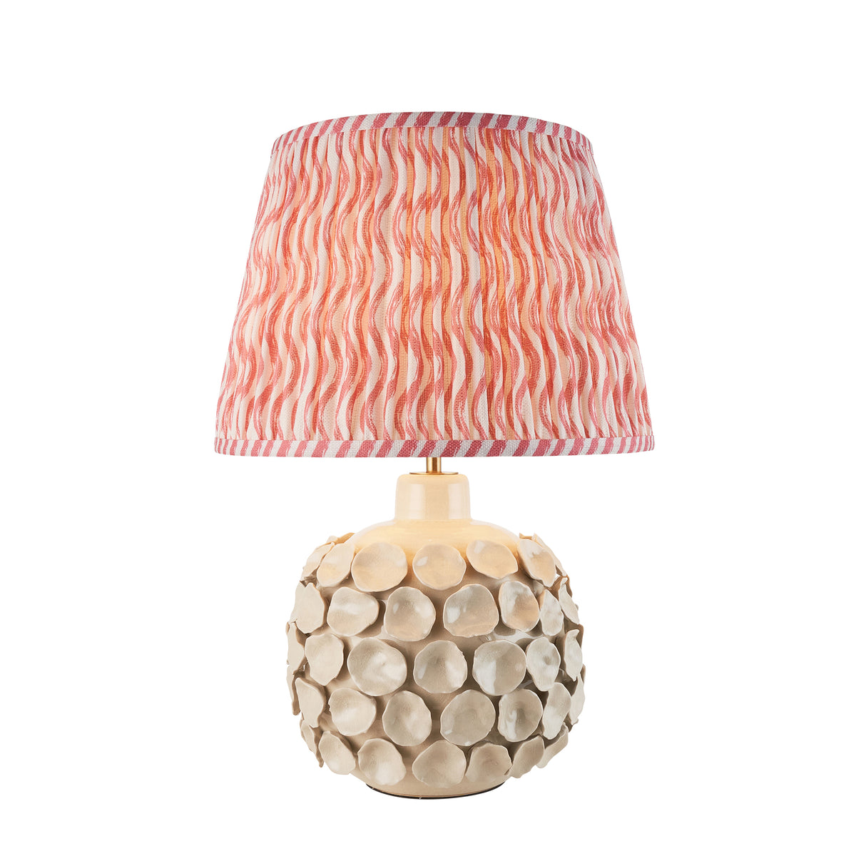 Borello & Ripple 35cm Coral pink shade - Comet Lighting