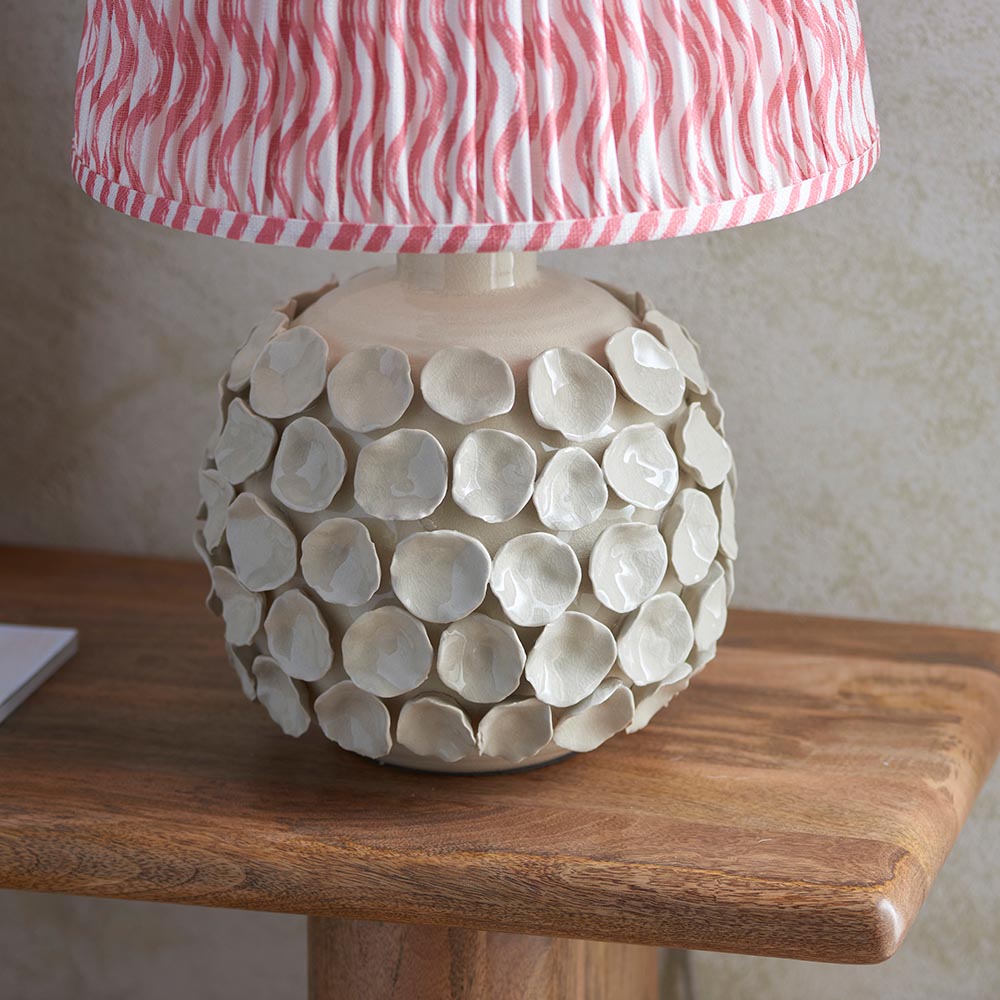 Borello & Ripple 35cm Coral pink shade - Comet Lighting