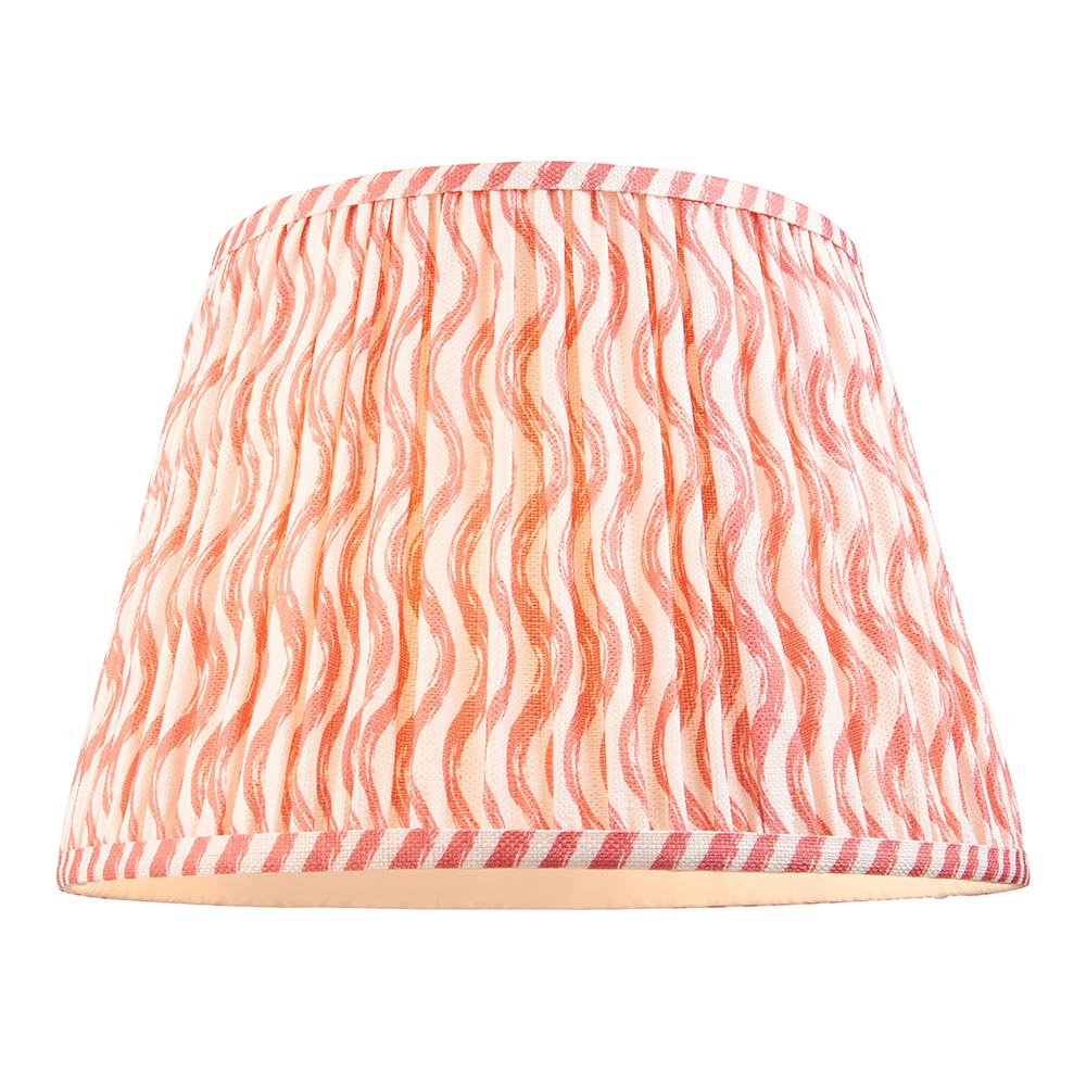 Borello & Ripple 35cm Coral pink shade - Comet Lighting