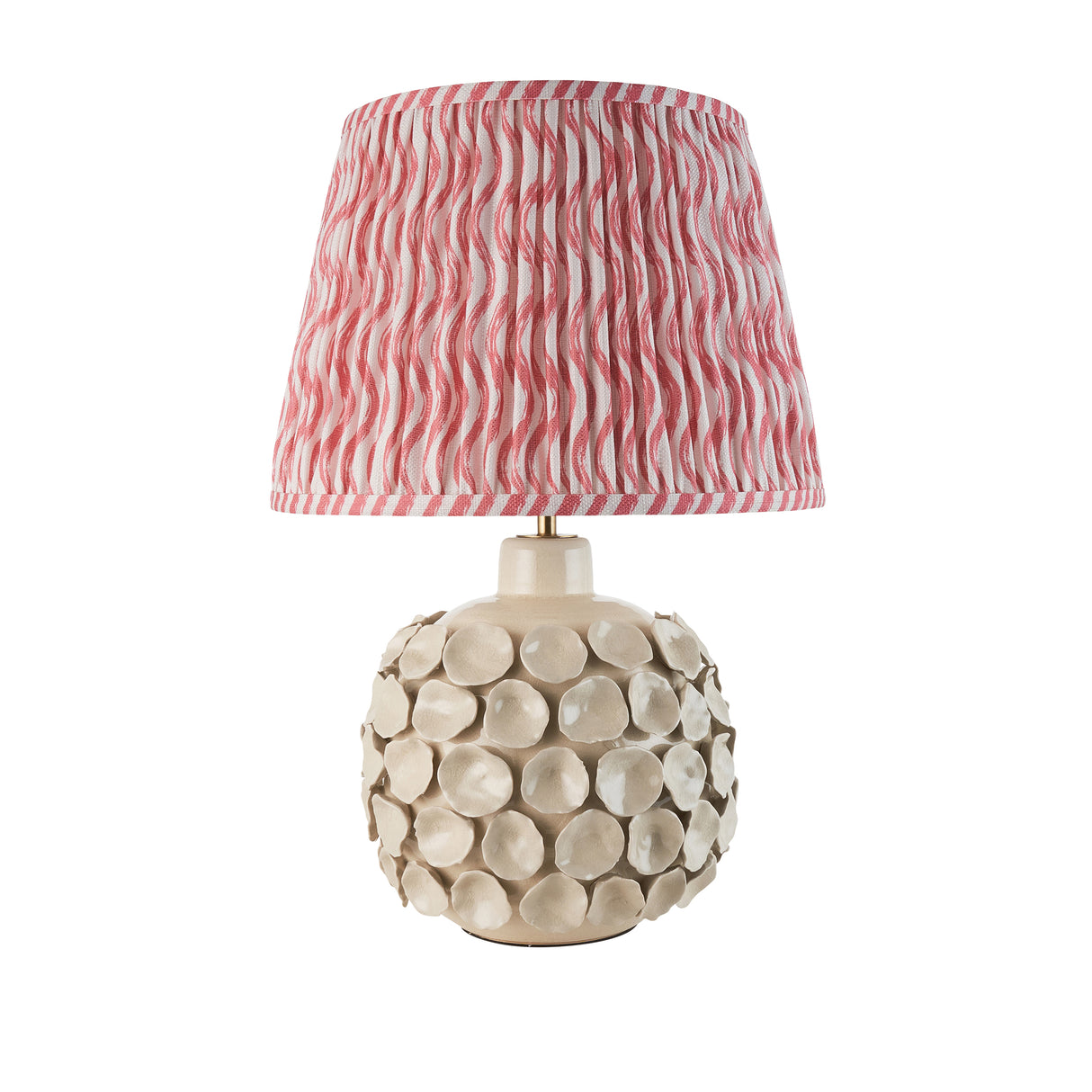 Borello & Ripple 35cm Coral pink shade - Comet Lighting