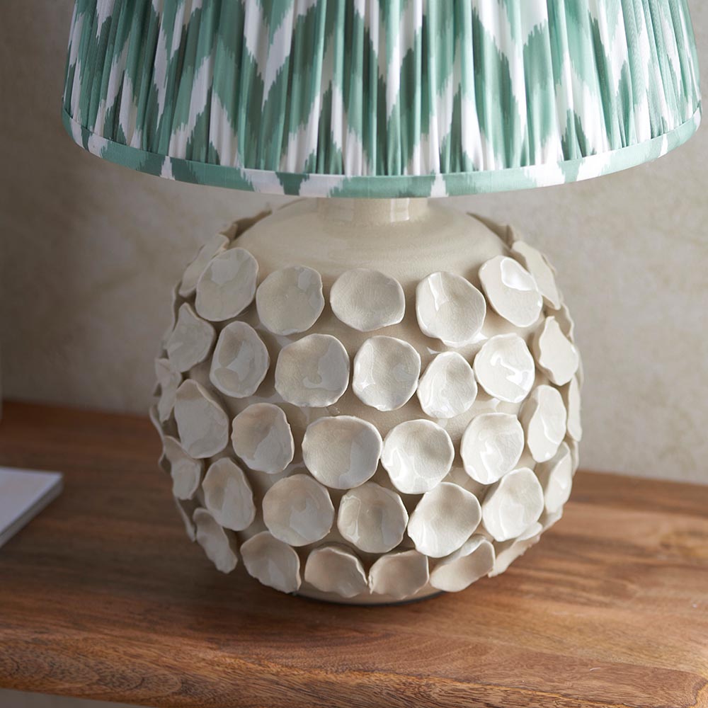 Borello & Zigzag 35cm Cotswold green shade - Comet Lighting