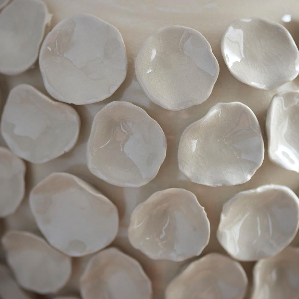 Borello & Ikat 35cm Pearl grey shade - Comet Lighting