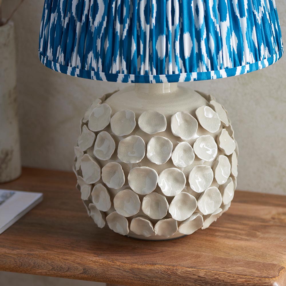 Borello & Ikat 35cm Marlin blue shade - Comet Lighting