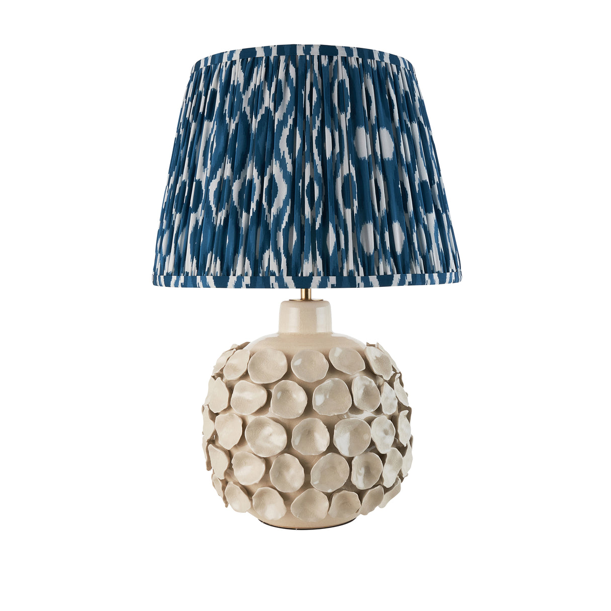 Borello & Ikat 35cm Marlin blue shade - Comet Lighting